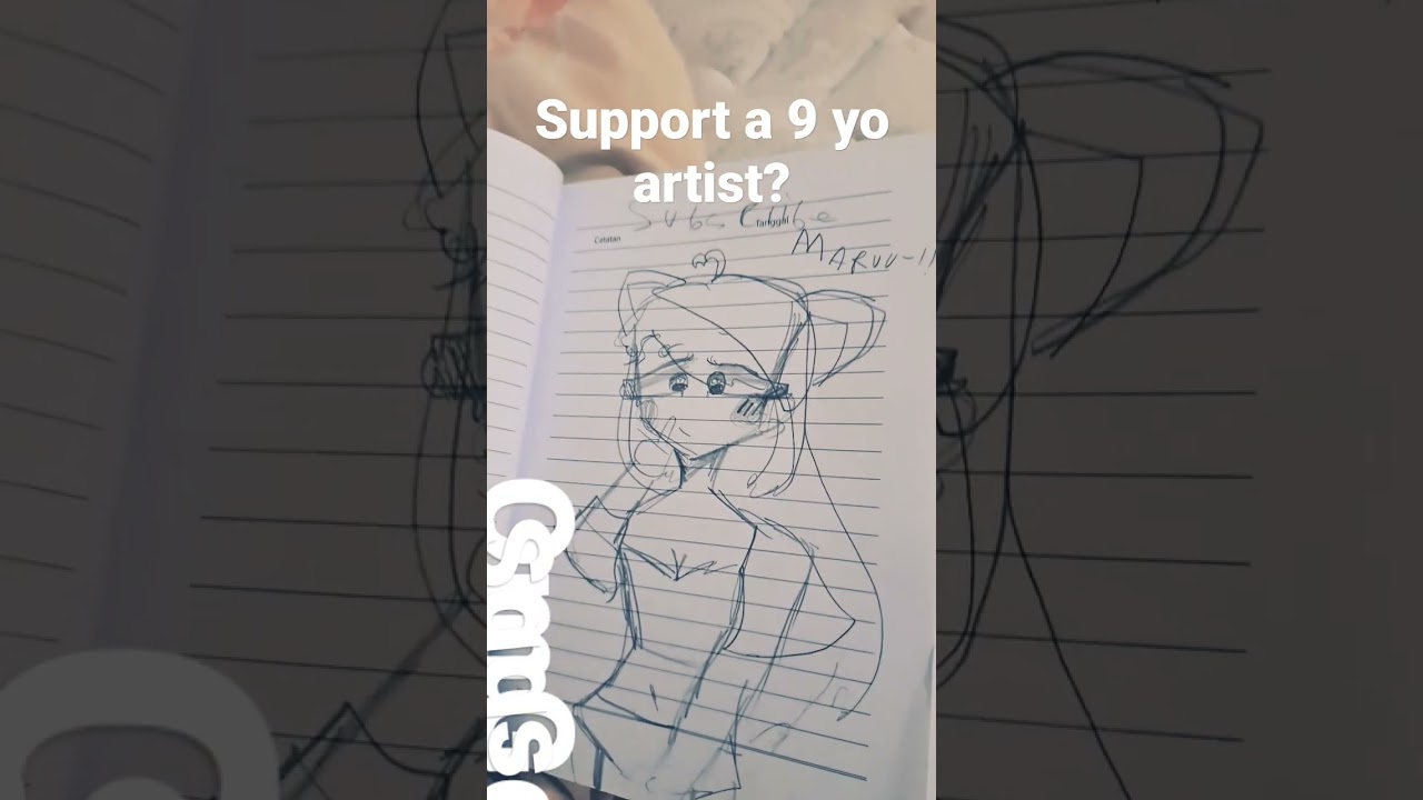 Support a young artist?#trend #tiktok #art Cr to: @Kawaii Maru-!!