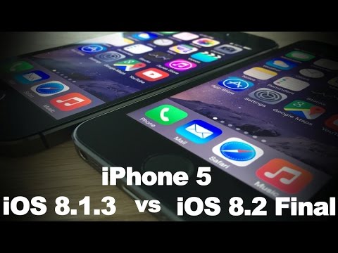 iOS 8.2 Final Release vs. iOS 8.1.3 on iPhone 5