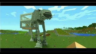 マインクラフトにSTARWARSのAT-ATを召喚してみた。