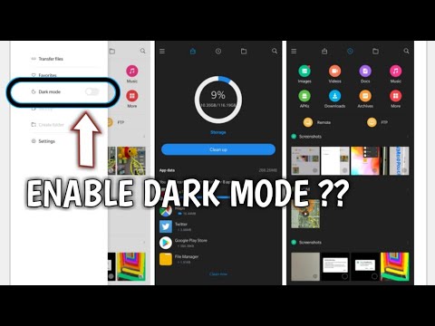 How to enable dark mode |Inany#xiaomi device /enable it now
