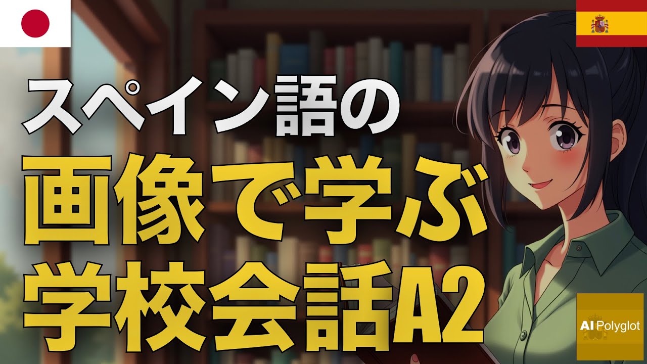スペイン語の画像で学ぶ学校会話A2 | 聞き流し | Spanish | 実用例文付き