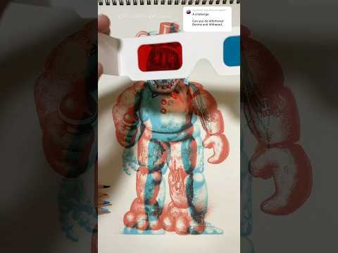 Withered Bonnie and Withered Freddy #fnaf #freddy #bonnie   #fivenightsatfreddys #shorts #drawing