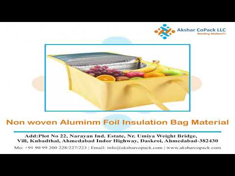 Insulated Food Delivery Cooler Bag (20 L) video by Akshar Copack LLC
