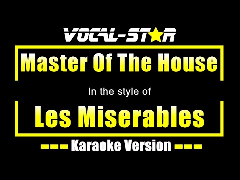 Les Miserables - Master Of The House (Karaoke Version) with Lyrics HD Vocal-Star Karaoke