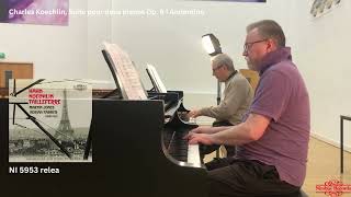 In The Studio: Martin Jones and Adrian Farmer - Koechlin Suite pour deux pianos Op. 6 I Andantino