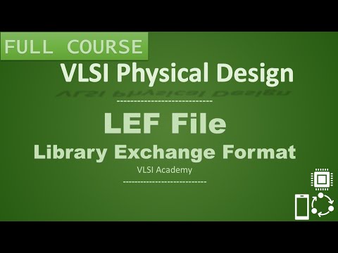 PD Lec 10 - LEF File | PD Inputs part-4  | VLSI | Physical Design