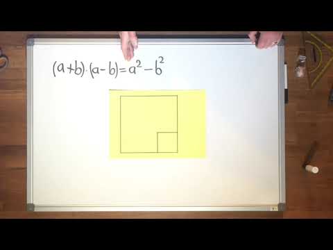 Dritte binomische Formel anschaulich erklärt