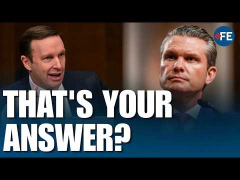 Chris Murphy Presses Pete Hegseth In Explosive Senate Clash Over Iran | WORLD NEWS | US NEWS
