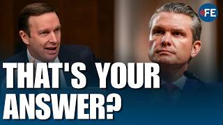 Chris Murphy Presses Pete Hegseth In Explosive Senate Clash Over Iran | WORLD NEWS | US NEWS