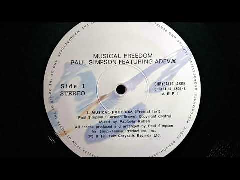 PAUL SIMPSON Feat ADEVA MUSICAL FREEDOM (Free At Last)