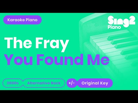The Fray - You Found Me (Karaoke Piano)