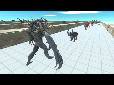 Scourge vs All Units Death Run - Animal Revolt Battle Simulator