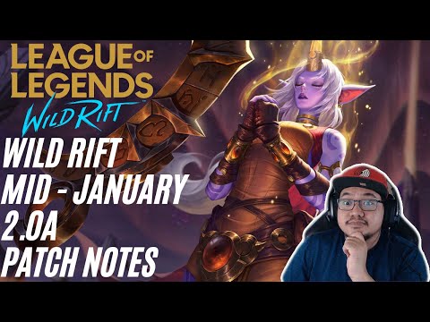 Wild Rift Mid January 2.0A Patch Notes