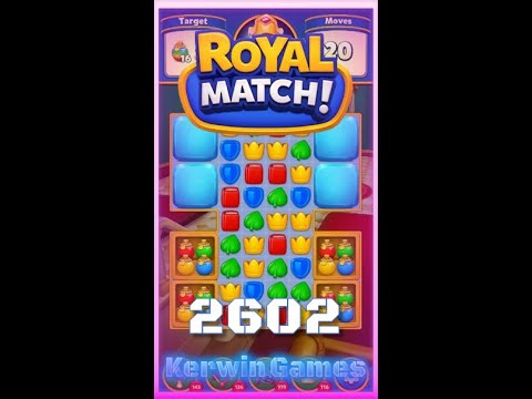 Royal Match Level 2602 - No Boosters Gameplay