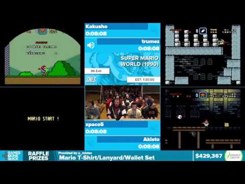 Super Mario World 96 Exits by Various Runners in 1:24:50 - Awesome Games Done Quick 2016 - Part 87