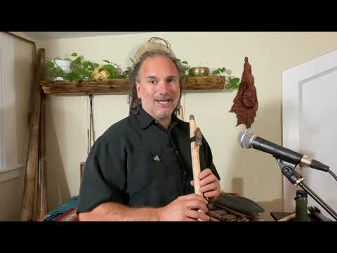 Figured maple and walnut Native American style flute  series in B Hijaz