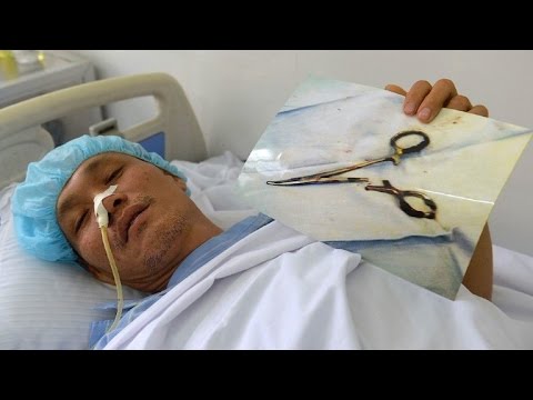 Vietnamese lebt 18 Jahre lang mit Schere im Bauch