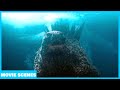 Godzilla Pulls Kong Underwater Godzilla Vs Kong 2021 Movie CLIP HD