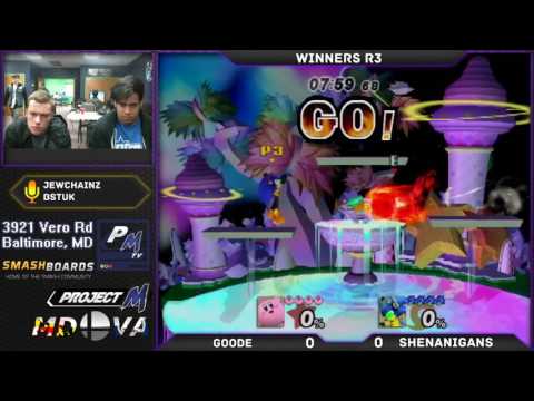 Project M at Xanadu 12/12/16 Winners Bracket - Goode (Sonic) vs Shenanigans (Kirby)