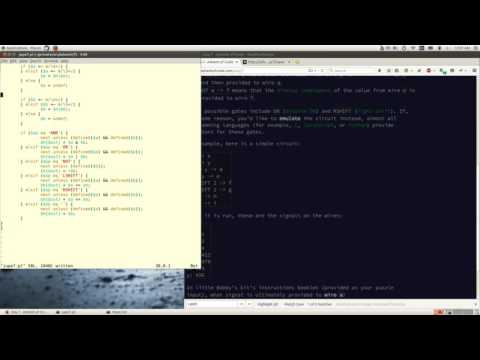 Advent of Code 2015, Day 7 in 11:45 (live)
