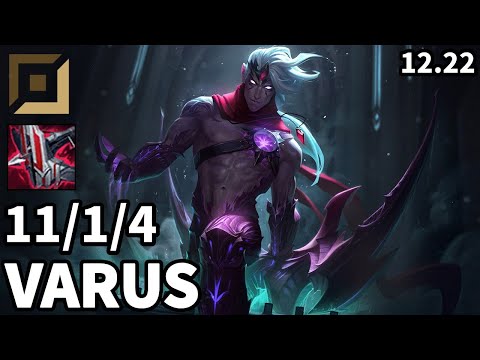 Varus ADC vs Samira - KR Master | Patch 12.22