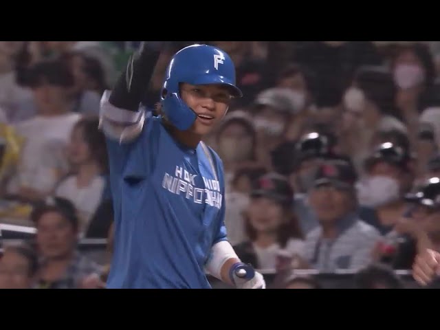 【4回表】低めの球を上手く捌いた!! ファイターズ・田宮裕涼 2打席連続タイムリーヒット!!  2023年9月30日 福岡ソフトバンクホークス 対 北海道日本ハムファイターズ