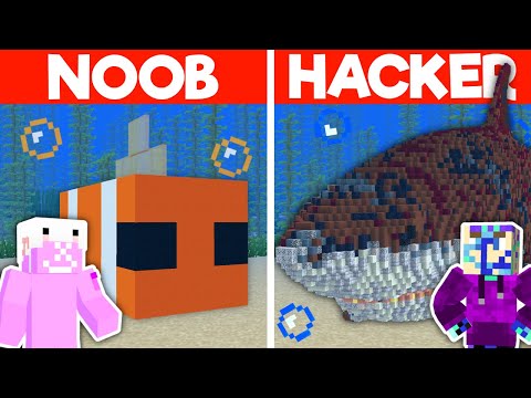Dash - NOOB vs HACKER I Cheated In an UNDERWATER Build Challenge!