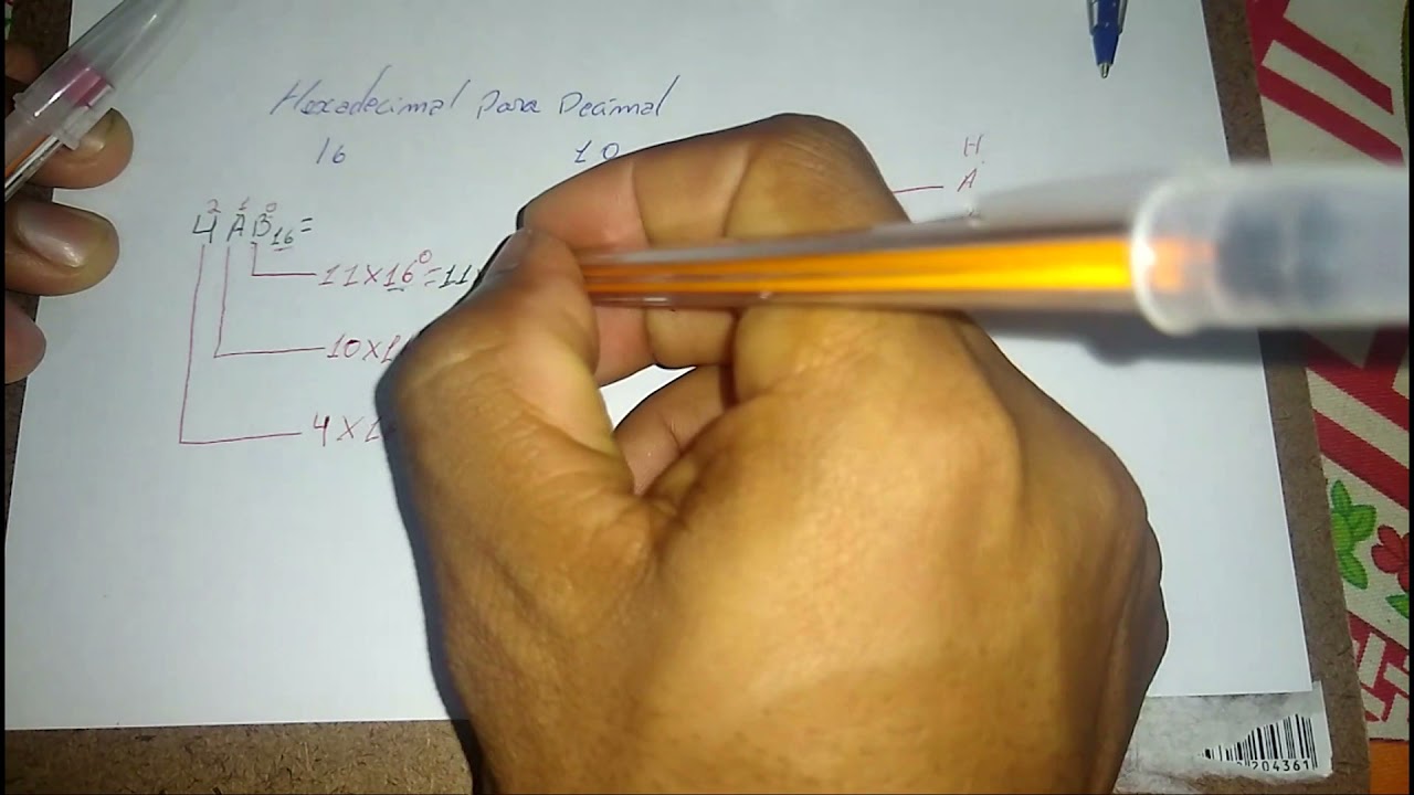 Como converter de Hexadecimal para Decimal