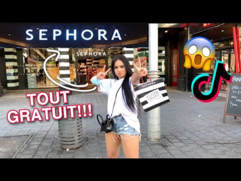 JE TESTE LES TIKTOK HACKS D’UNE EMPLOYÉE SEPHORA POUR AVOIR UN MAX DE TRUC GRATUIT (ÇA MARCHE!!)