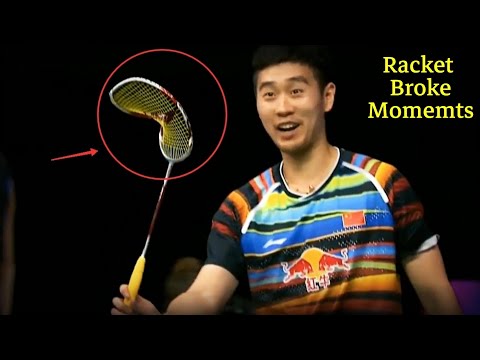 Top 7 " Badminton Racket Broke " Moments