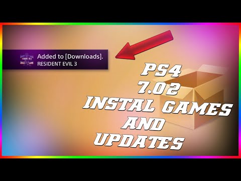 PS4 7.02 JAILBREAK [INSTALL GAMES AND UPDATES]