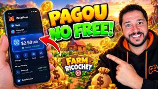 O FARM RICOCHET PAGA MESMO? Mostrei a Transação Real!