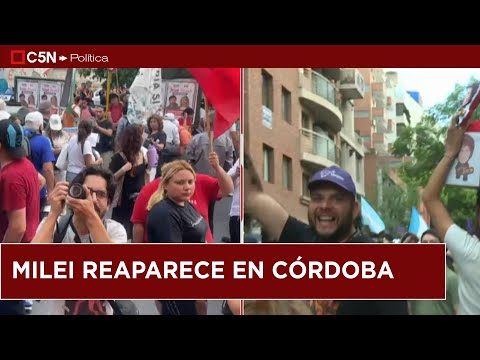 MILEI visita CÓRODBA y comienza a cerrar la campaña de LLA para el domingo