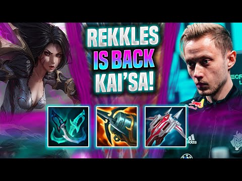 REKKLES BRINGS BACK KAI'SA! - KC Rekkles Plays Kai'sa ADC vs Vayne! | Season 2022