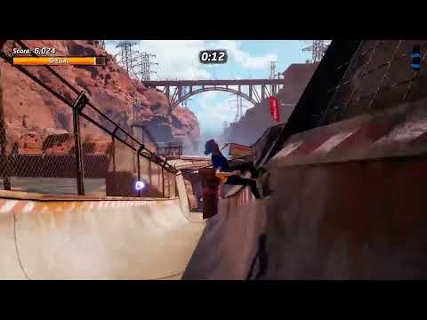 Downhill Jam All Gaps Speedrun - 0:39 (THPS 1+2)