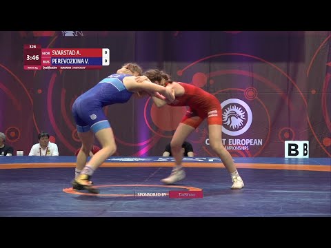 Qual. WW - 46 kg: A. SVARSTAD (NOR) v. V. PEREVOZKINA (RUS)