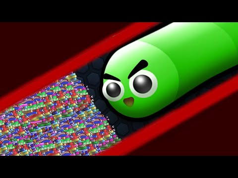 Slither.io 1 Troll Hacker Snake vs 97779 Tiny Snakes Epic Slitherio Gameplay