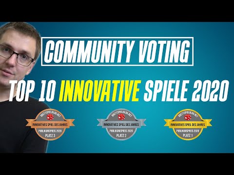 INNOVATIVE SPIELE 2020 - Eure Top 10 besten innovativen Spiele im vergangenen Jahr