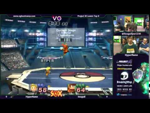 S@X 10/14/14 - Hyperflame (Lucas) vs Seagull Joe (Diddy Kong) - Project M Losers Top 8 - Smash PM