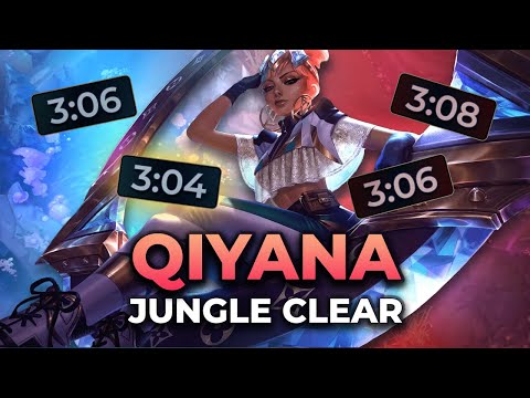 Full Qiyana Jungle Clear Guide | BUFFED 3:04 World Record