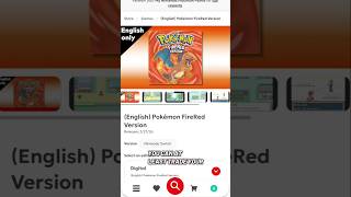 Pokemon Firered released on Switch #pokemon #switch #charizard #shorts #shortvideo