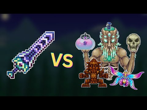 Zenith vs. All Bosses In Terraria!