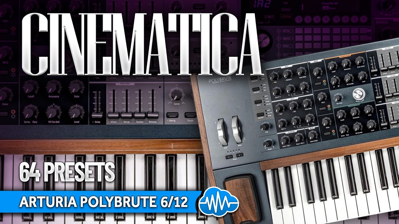 LFO002 - Cinematica - Arturia PolyBrute / 12 ( 64 presets ) - Video Preview 1