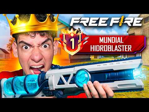 SERE EL TOP 1 DEL MUNDO CON LA NUEVA HIDROBLASTER en FREE FIRE !! - TheDonato