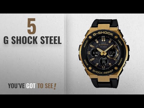 Top 10 G Shock Steel [2018]: Casio G-shock Analog-Digital Black Dial Men's Watch-GST-S100G-1ADR