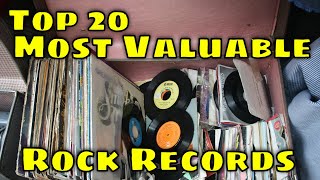 Top 20 Most Valuable Vintage Rock Records