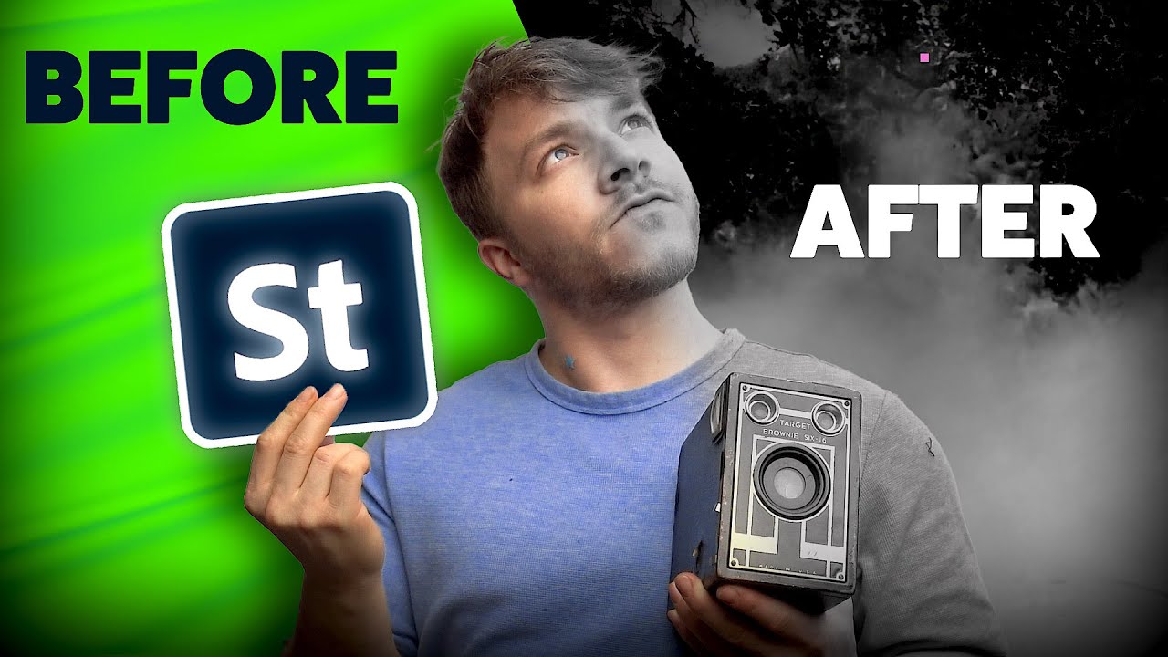 How to seamlessly green-screen yourself into any Adobe Stock footage