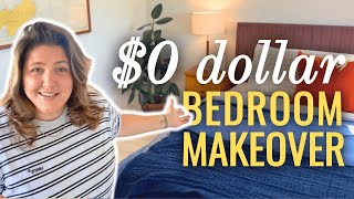 How I Transformed a Bedroom Without Buying ANYTHING New!