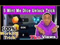 How To Open New Special Dice Trick Dice Unlock Kren 10 Mint Me Apni Jitni Marzi Ids Me Mirza Gamer71