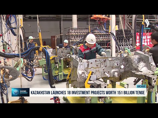 Kazakhstan launches 18 investment projects worth 151 billion tenge